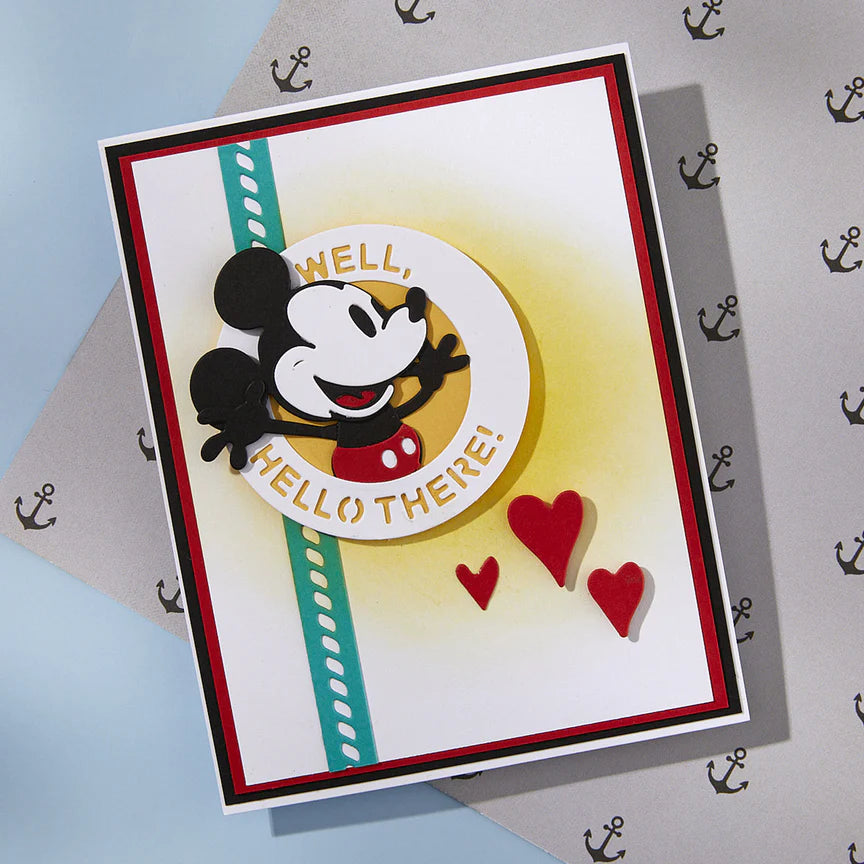 Spellbinders - Dies - Say Cheese Classic Mouse - Frame & Sentiments