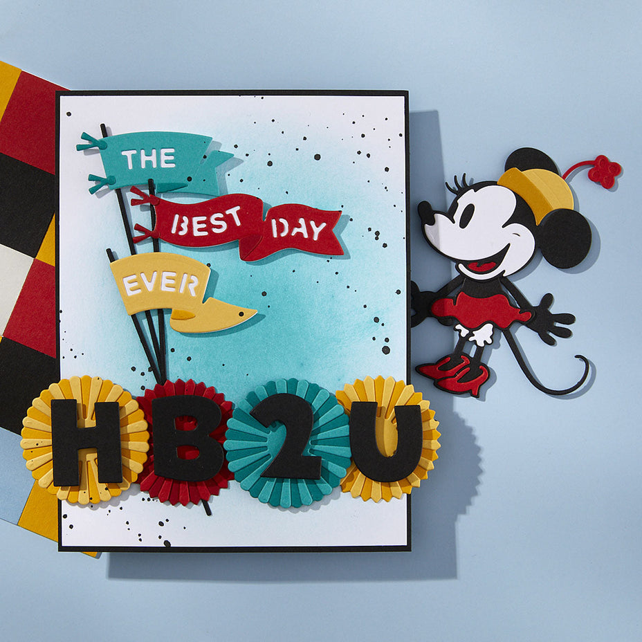Spellbinders - Dies - Say Cheese Classic Mouse - Steamboat Willie Duo
