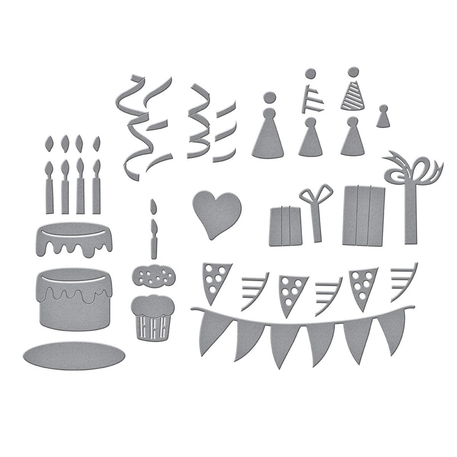 Spellbinders - Dies - Say Cheese Classic Pooh - Birthday Accessories