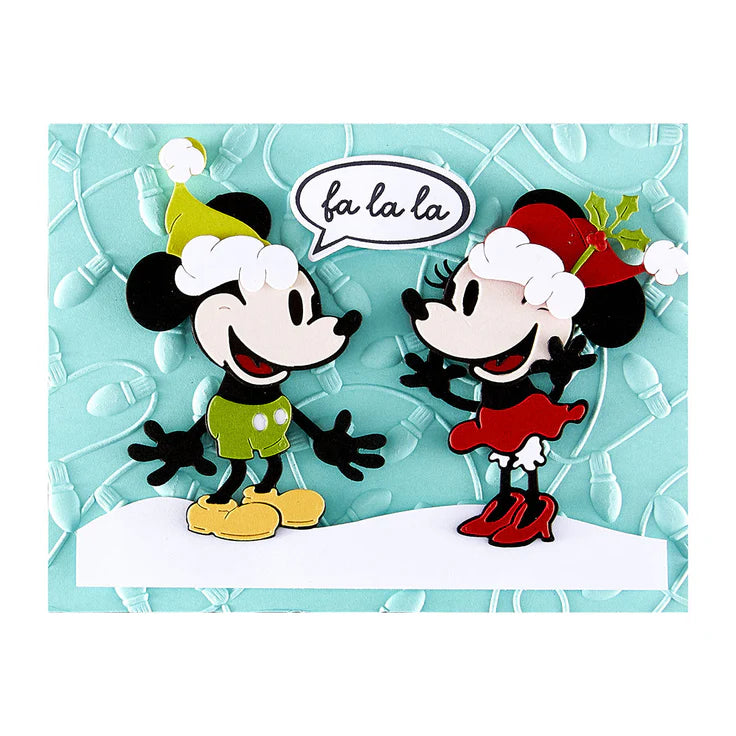 Spellbinders - Dies - Say Cheese Classic Mouse - Christmas Embellishments