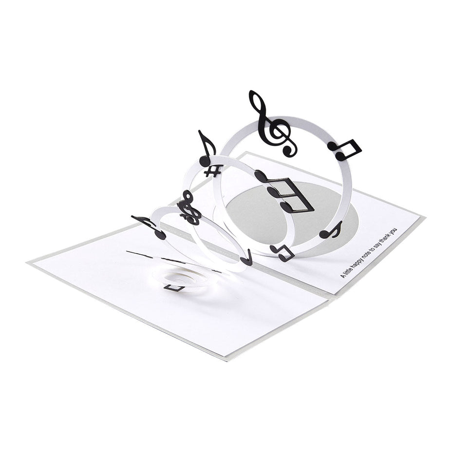 Spellbinders - Dies - Musical Notes & Stave Pop Up