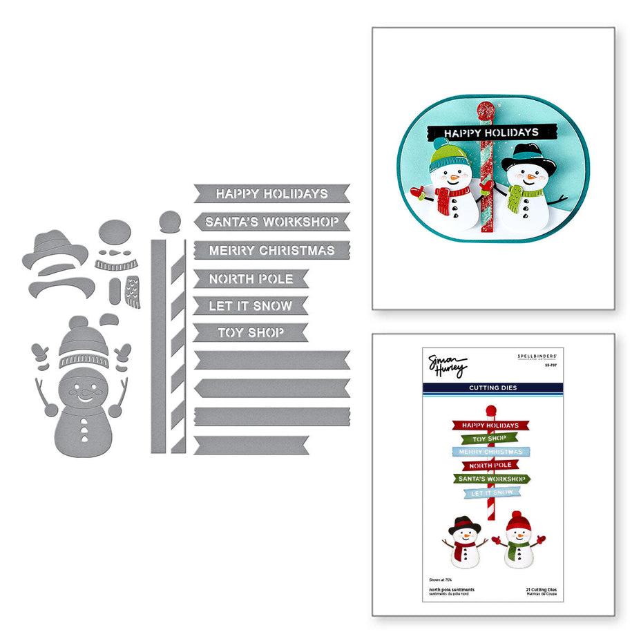 Spellbinders - Dies - North Pole Sentiments