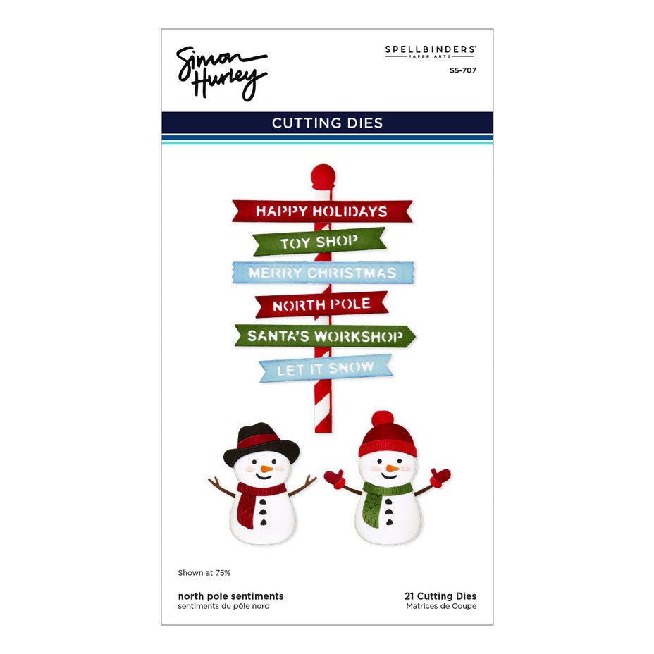 Spellbinders - Dies - North Pole Sentiments