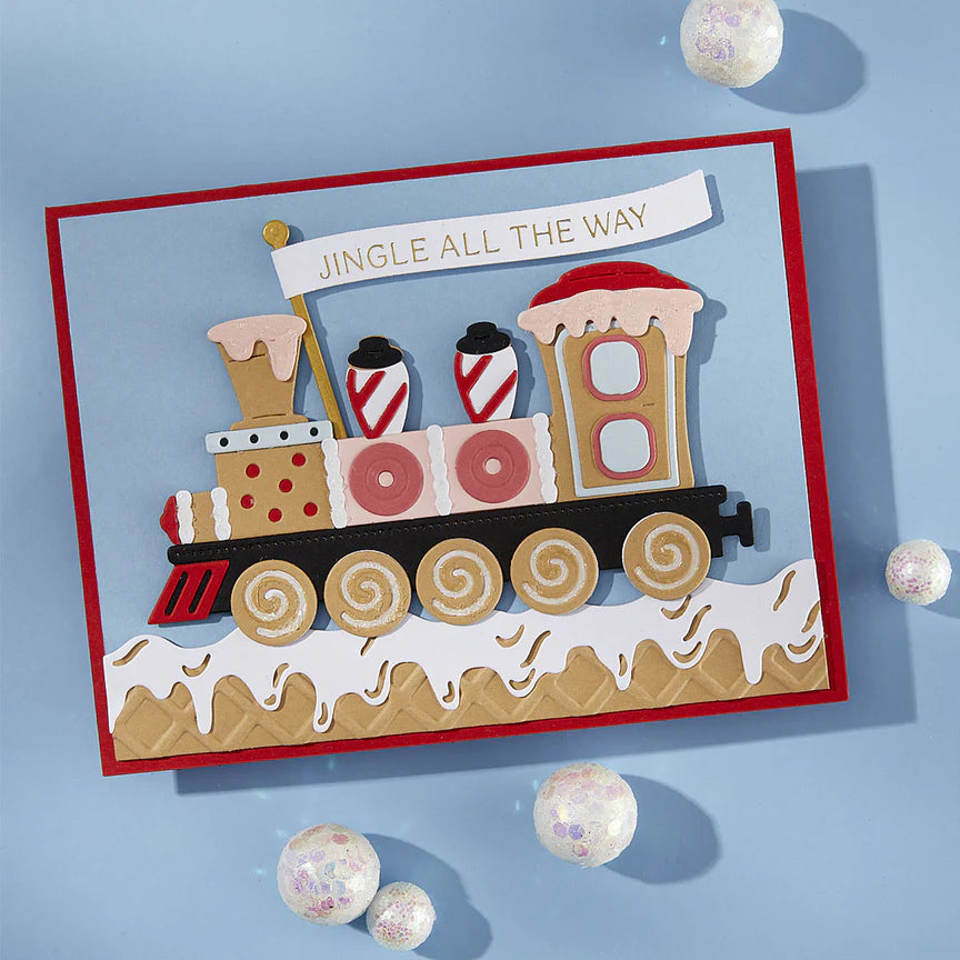 Spellbinders - Dies - Candy Christmas - Gingerbread Train
