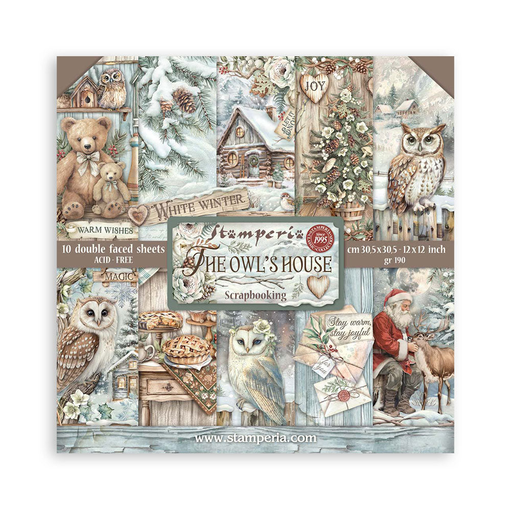 Stamperia  - The Owl's house - Paper Pad 12 x 12" (10ark)