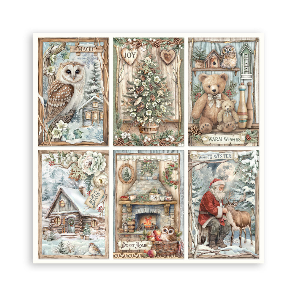 Stamperia - The Owl's house  - 6 cards -  12 x 12"