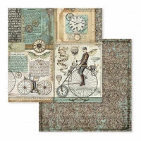 Stamperia  - Voyages Fantastiques  - Paper Pad    8 x 8" (10ark)