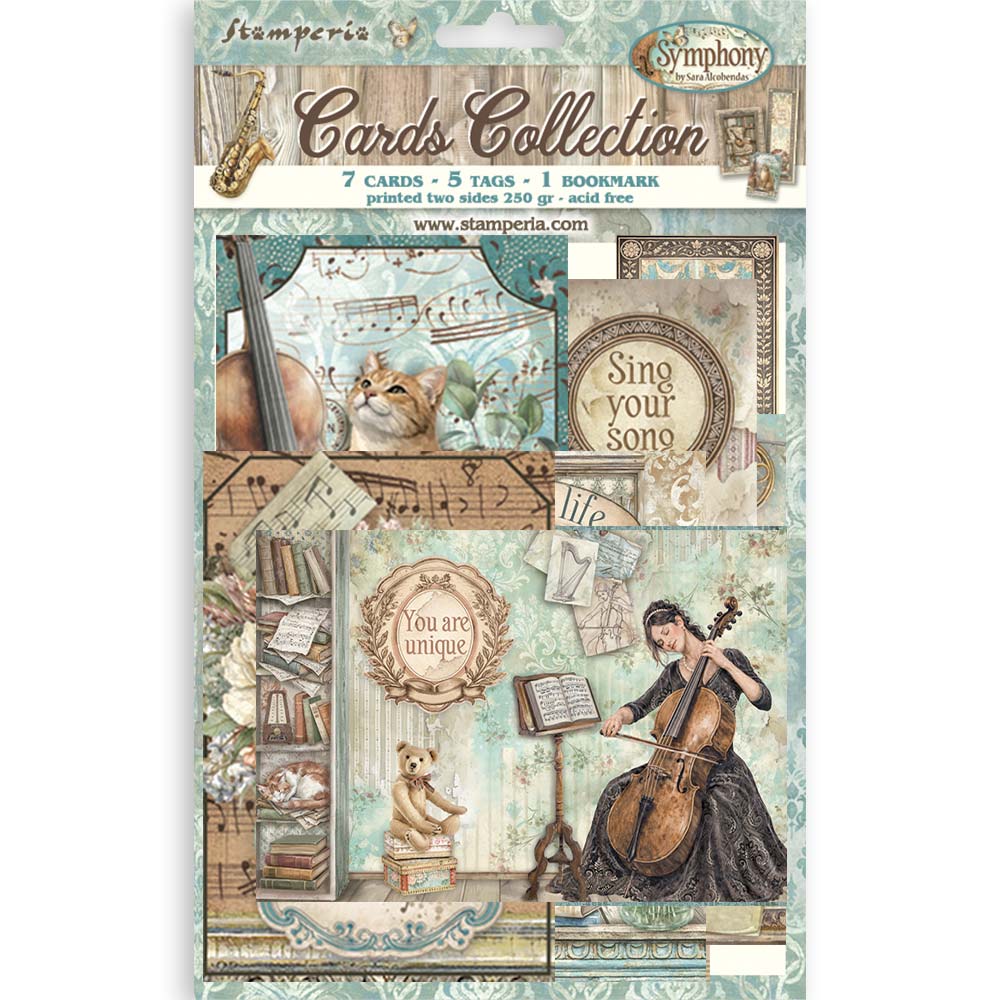 Stamperia - Symphony - Cards