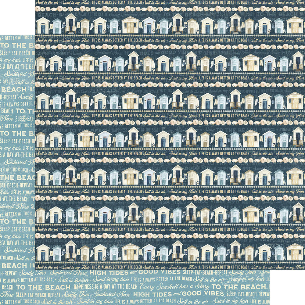 Graphic 45 - The Beach is Calling - Sleep-Eat-Beach-Repeat - 12 x 12"