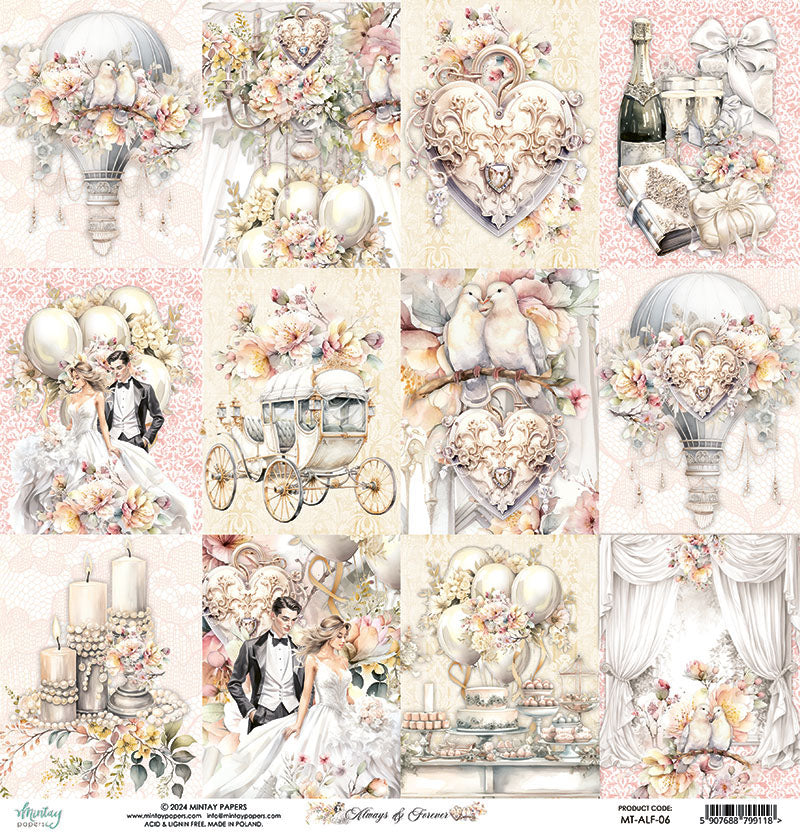 Mintay Paper - Always and Forever - 06 - 12 x 12"