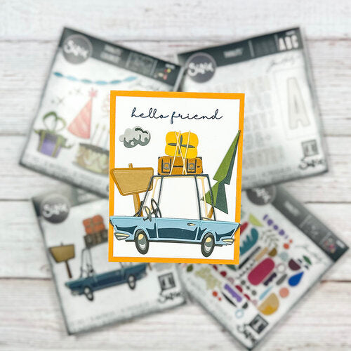 Sizzix - Tim Holtz - Thinlits Dies - Colorize - Road Trip