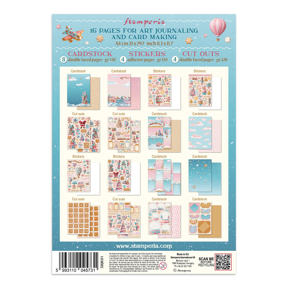 Stamperia - Junk Journal - Candy Christmas