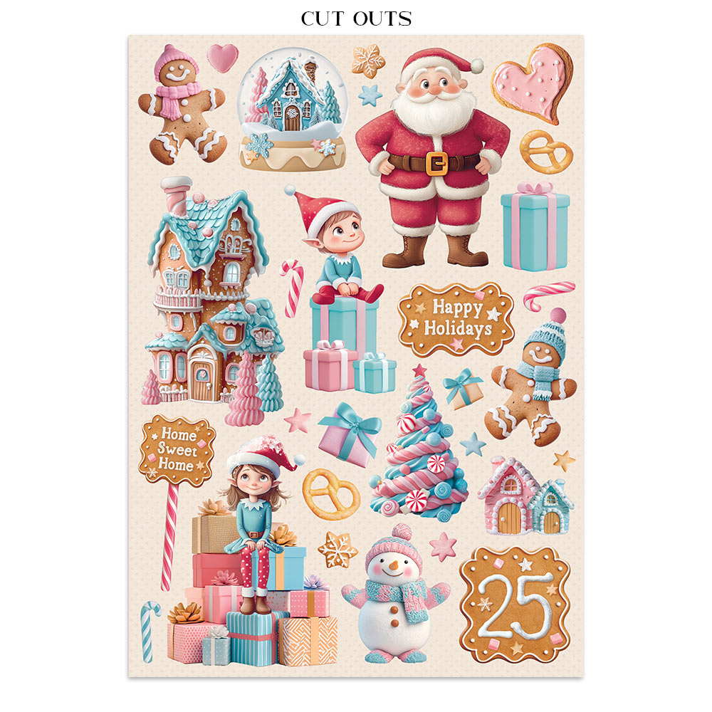 Stamperia - Junk Journal - Candy Christmas