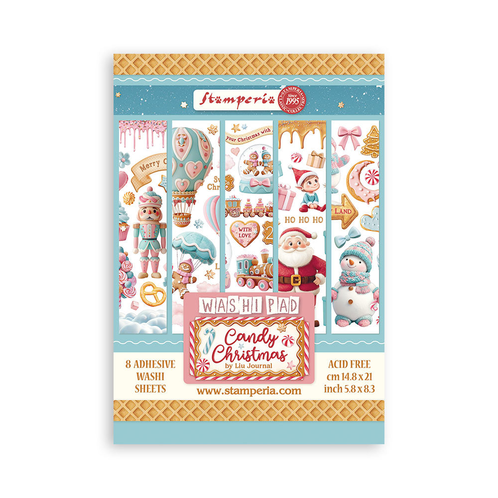 Stamperia - Candy Christmas - Washi Pad A5