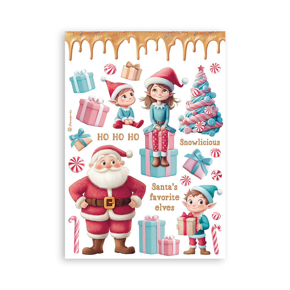 Stamperia - Candy Christmas - Washi Pad A5
