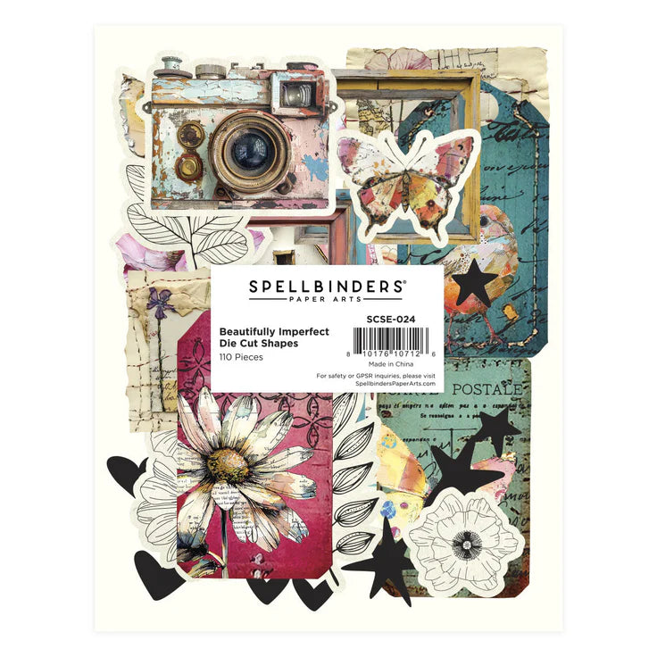 Spellbinders - Beautifully Imperfect Collection - Die Cut Shapes