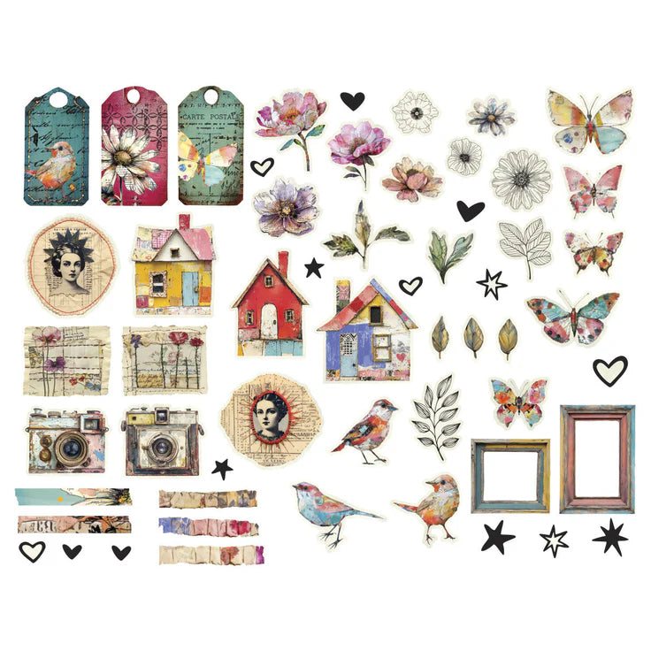 Spellbinders - Beautifully Imperfect Collection - Die Cut Shapes