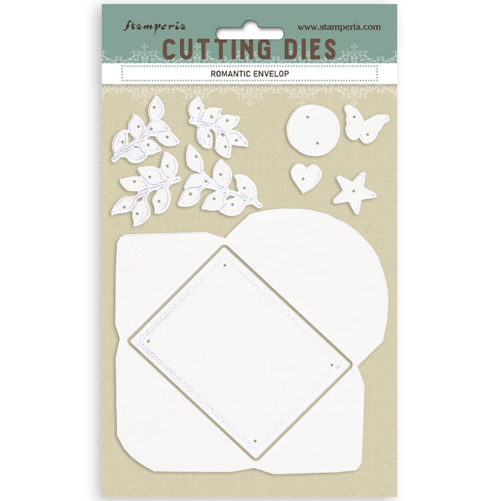 Stamperia - Dies - Romantic envelope