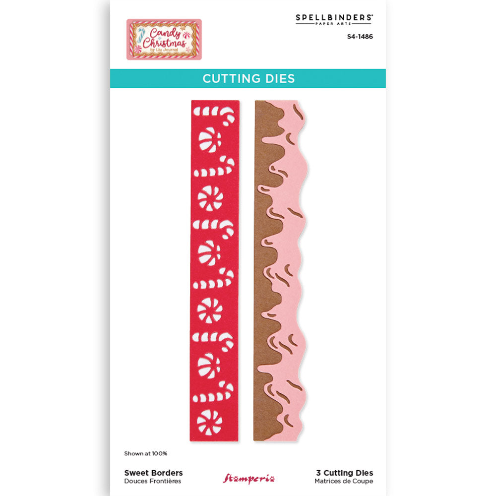Spellbinders - Dies - Candy Christmas - Sweet borders