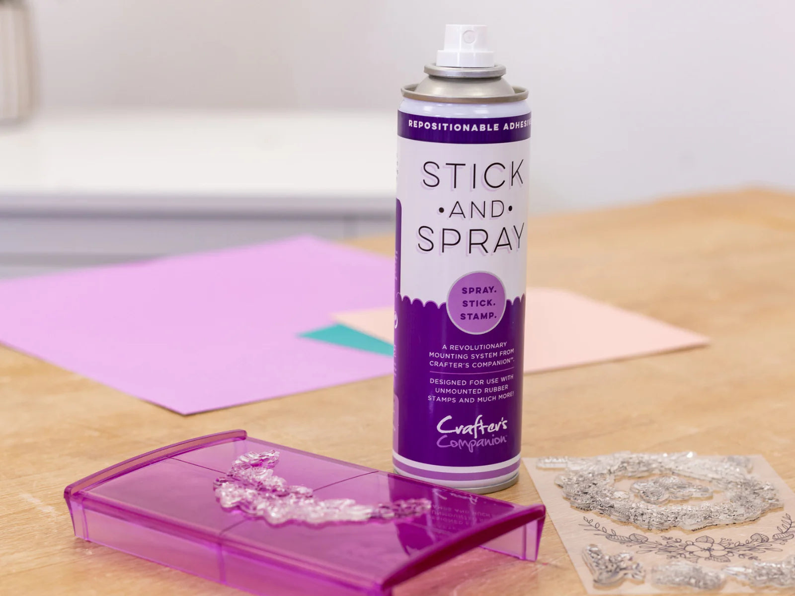 Crafters Companion - Stick and Spray - Repositionable Adhesive