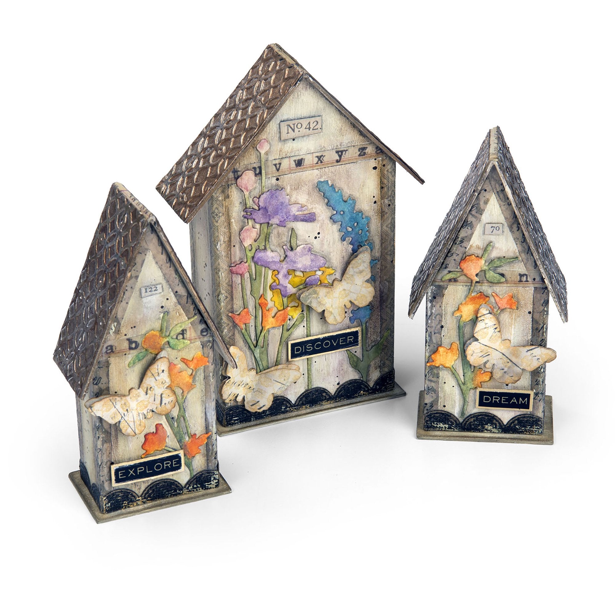 Tim Holtz Alterations - Bigz L Dies - Tiny Houses