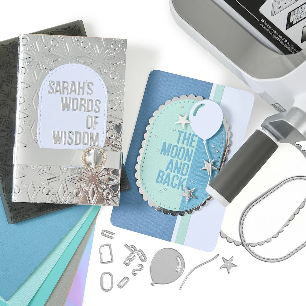 Sizzix - Big Shot Machine - Grey and White - New Edition Starter Kit