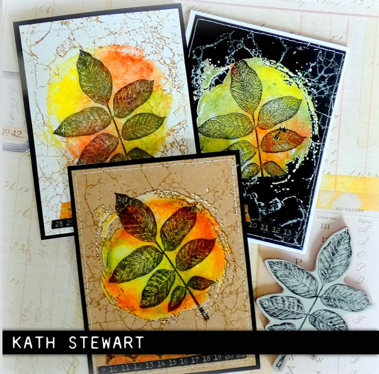 Tim Holtz Collection - Cling Stamps - Shattered w/Grid Block