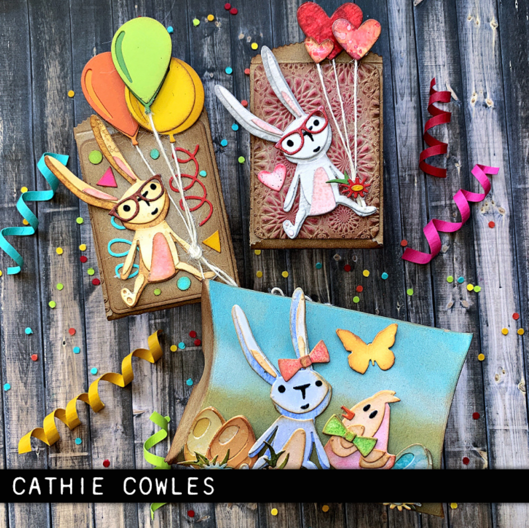 Sizzix - Tim Holtz - Thinlits Dies - Vault 2024 - Bunny + Chick