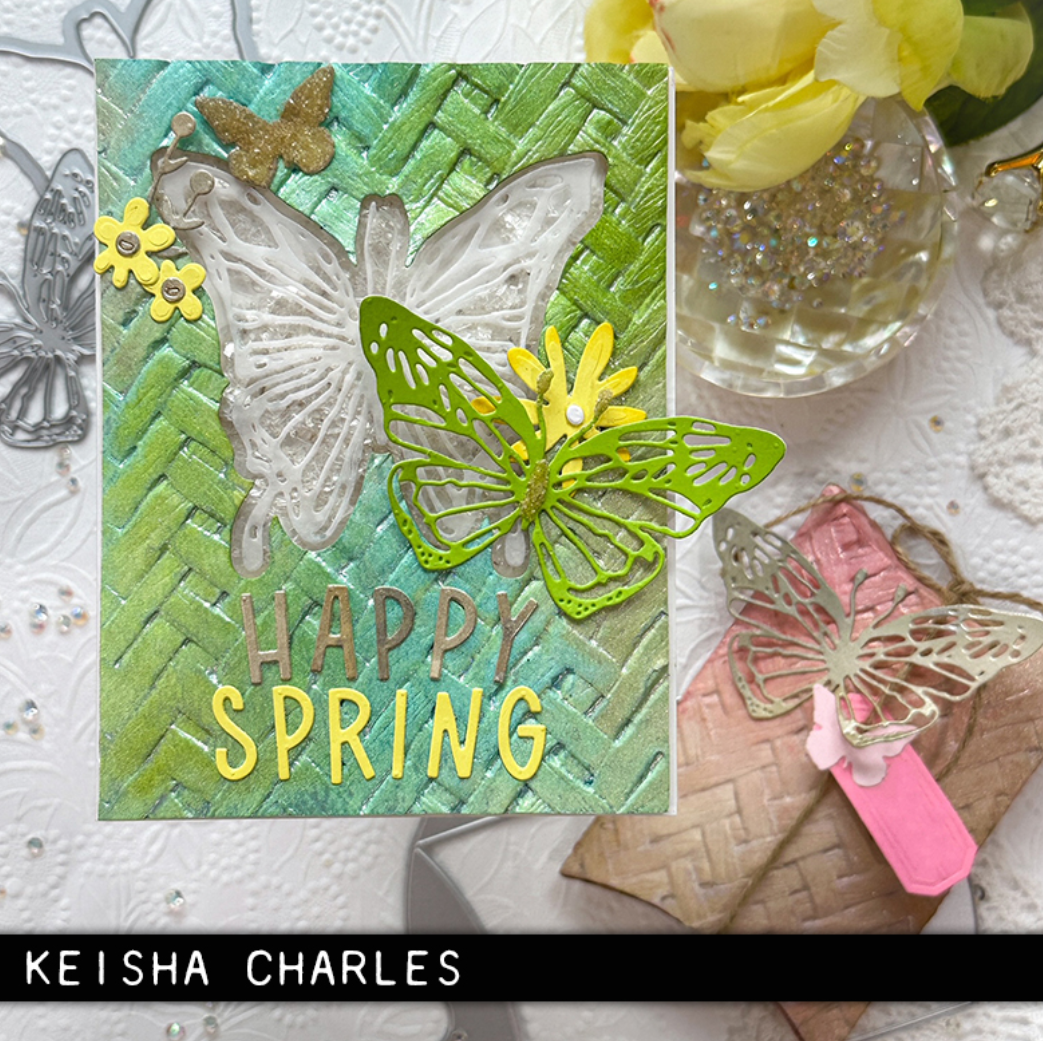 Tim Holtz Alterations - Texture Fades Embossing Folder - Intertwined 3D