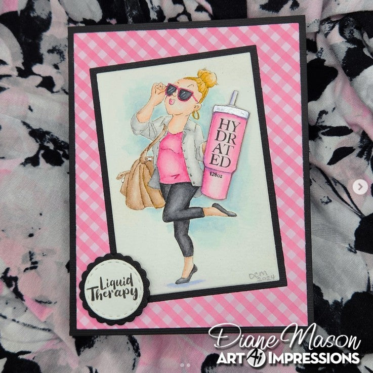 Art Impression - Hydrated - Clear Stamp & Die Set