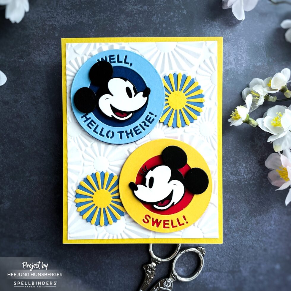 Spellbinders - Dies - Say Cheese Classic Mouse - Frame & Sentiments