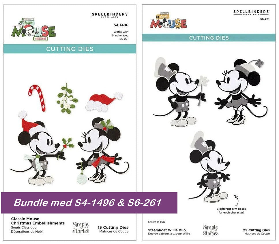 Spellbinders - Say Cheese Classic Mouse - Christmas - Bundle