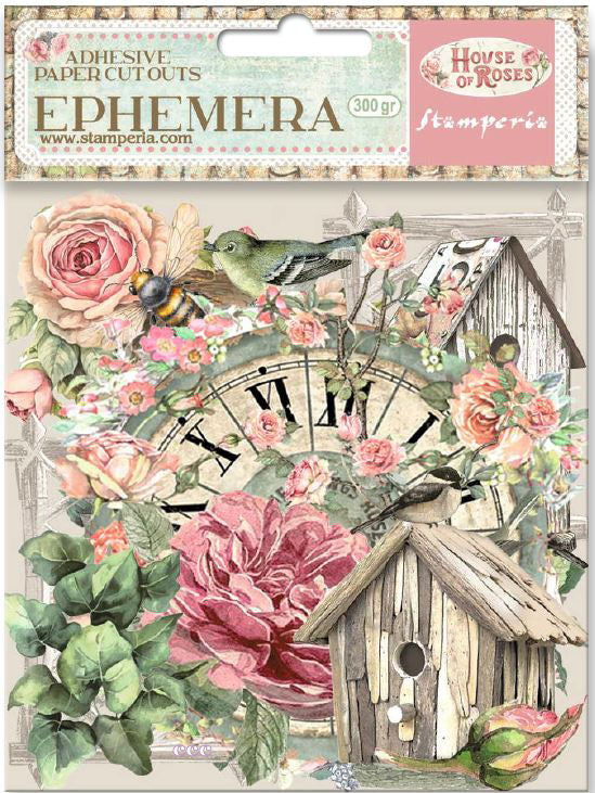 Stamperia - House of Roses - Adhesive Ephemera