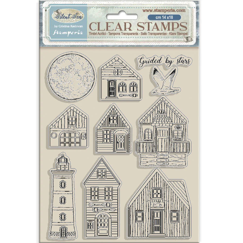 Stamperia - Silent Sea - Clear Stamp - Landscape
