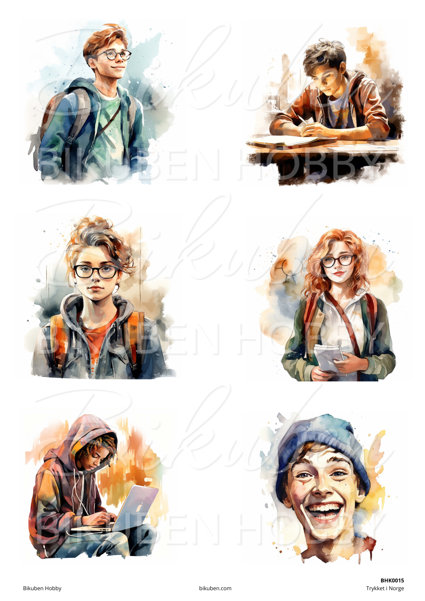 Bikuben Hobby  - Klippeark  - Student - A4