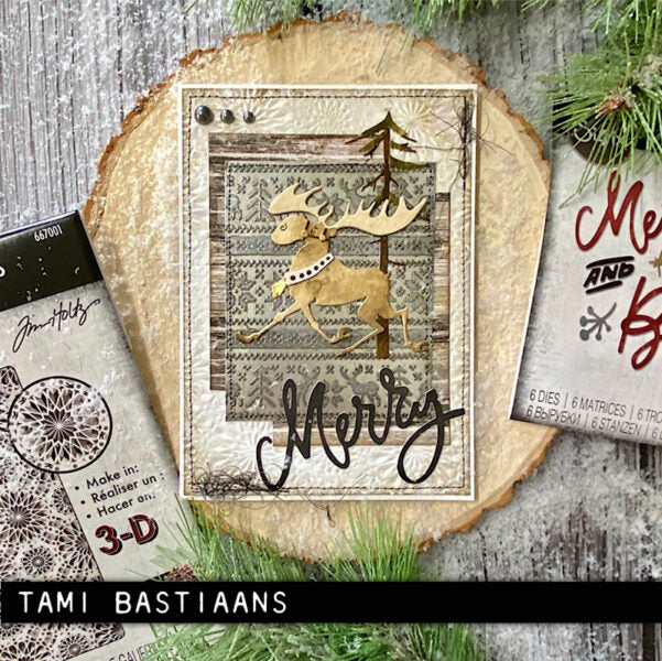 Tim Holtz Alterations - Thinlits - Merry Moose