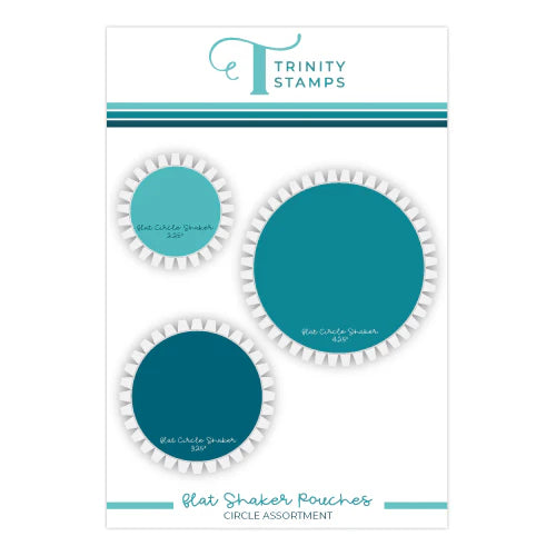 Trinity stamps - Flat Acetate Shaker Pouches - Circle Assortment