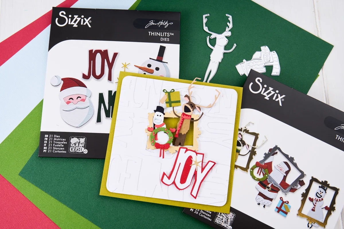 Sizzix - Tim Holtz - Thinlits - Vault Papercut Christmas