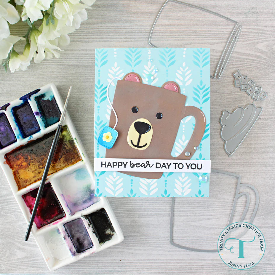Trinity stamps - Dies - Beary Cute Layered Mug die set