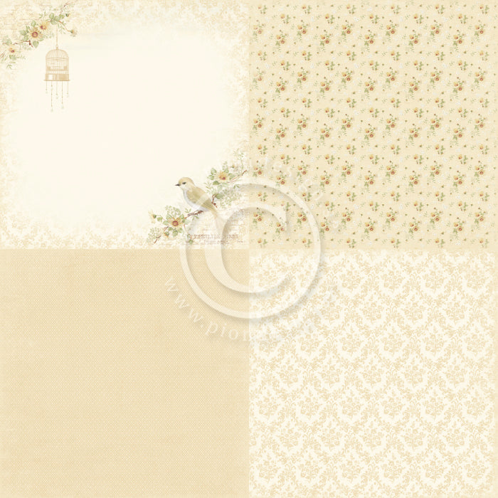 Pion Design - The Songsbird's Secret - Perching Bird 6x6" Tum 12x12"