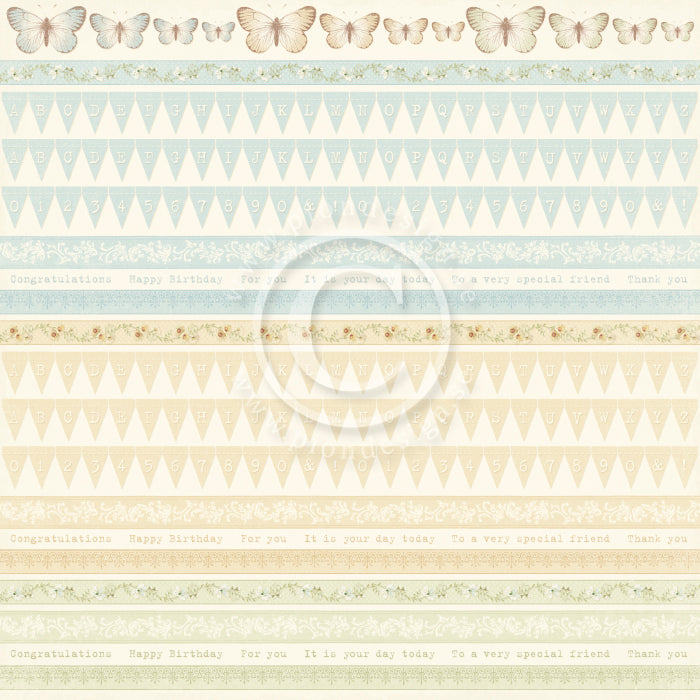 Pion Design - The Songsbird's Secret - Borders 12x12"