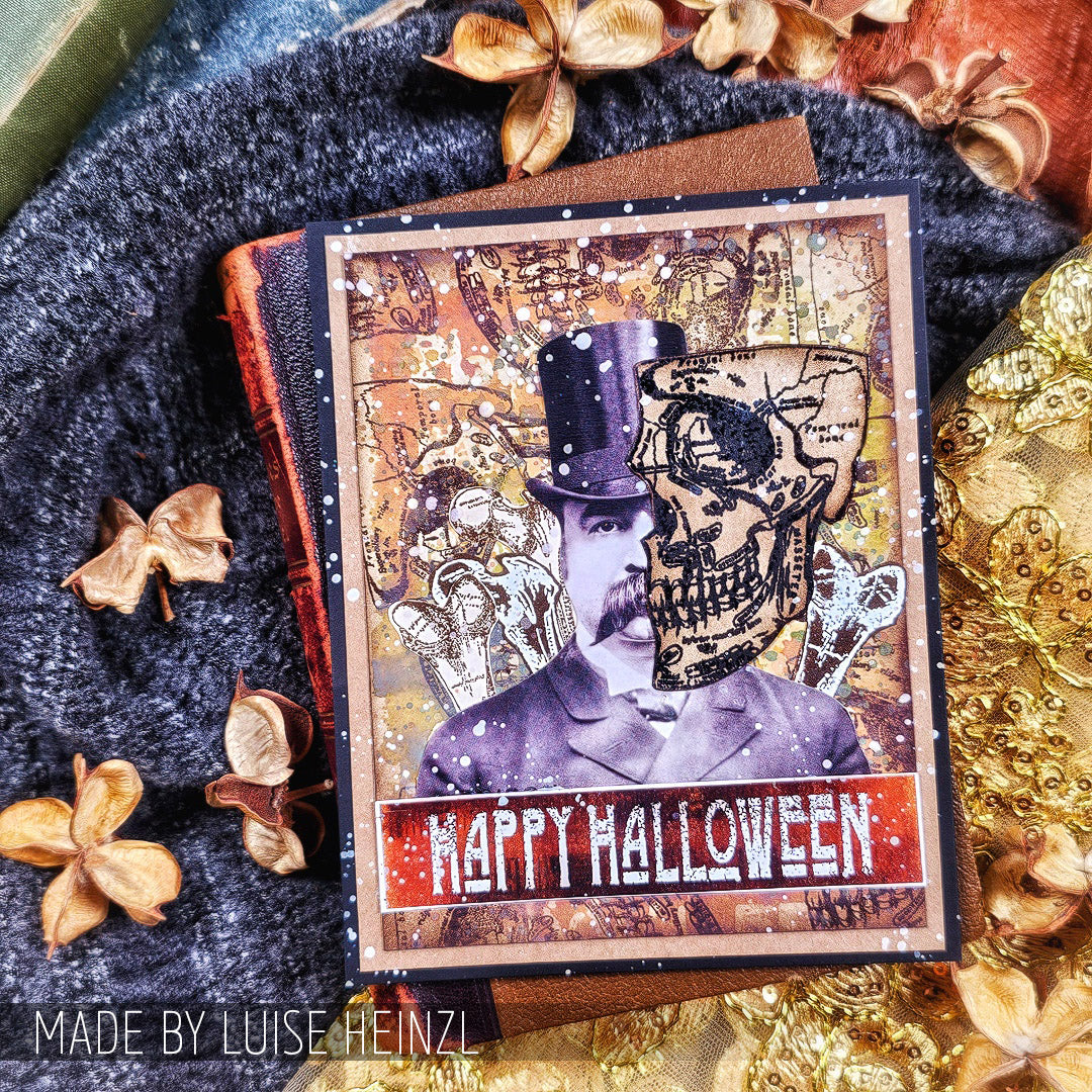 Tim Holtz - Mixed Media Set - Stamp/Stencil - Anatomy