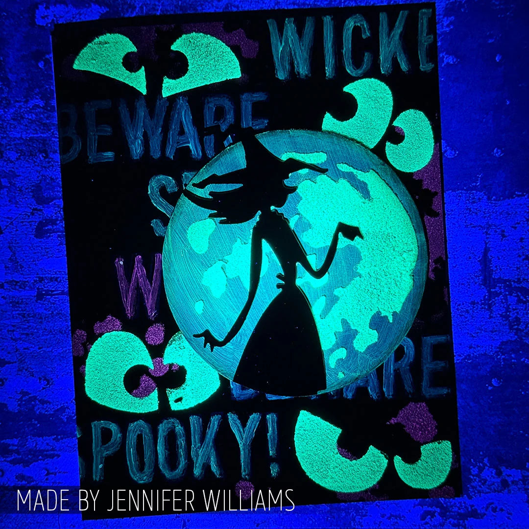 Tim Holtz - Mixed Media Set - Stamp/Stencil - Halloween Outlines