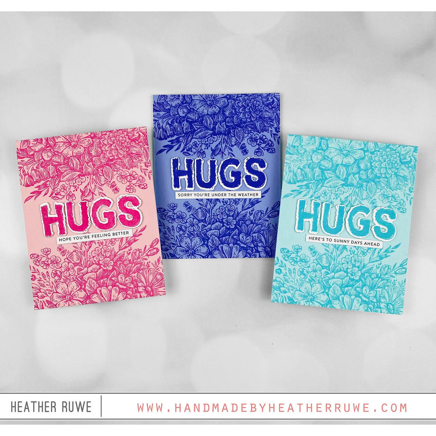 Tim Holtz Collection - Cling Stamps - Floristry with Grid Block