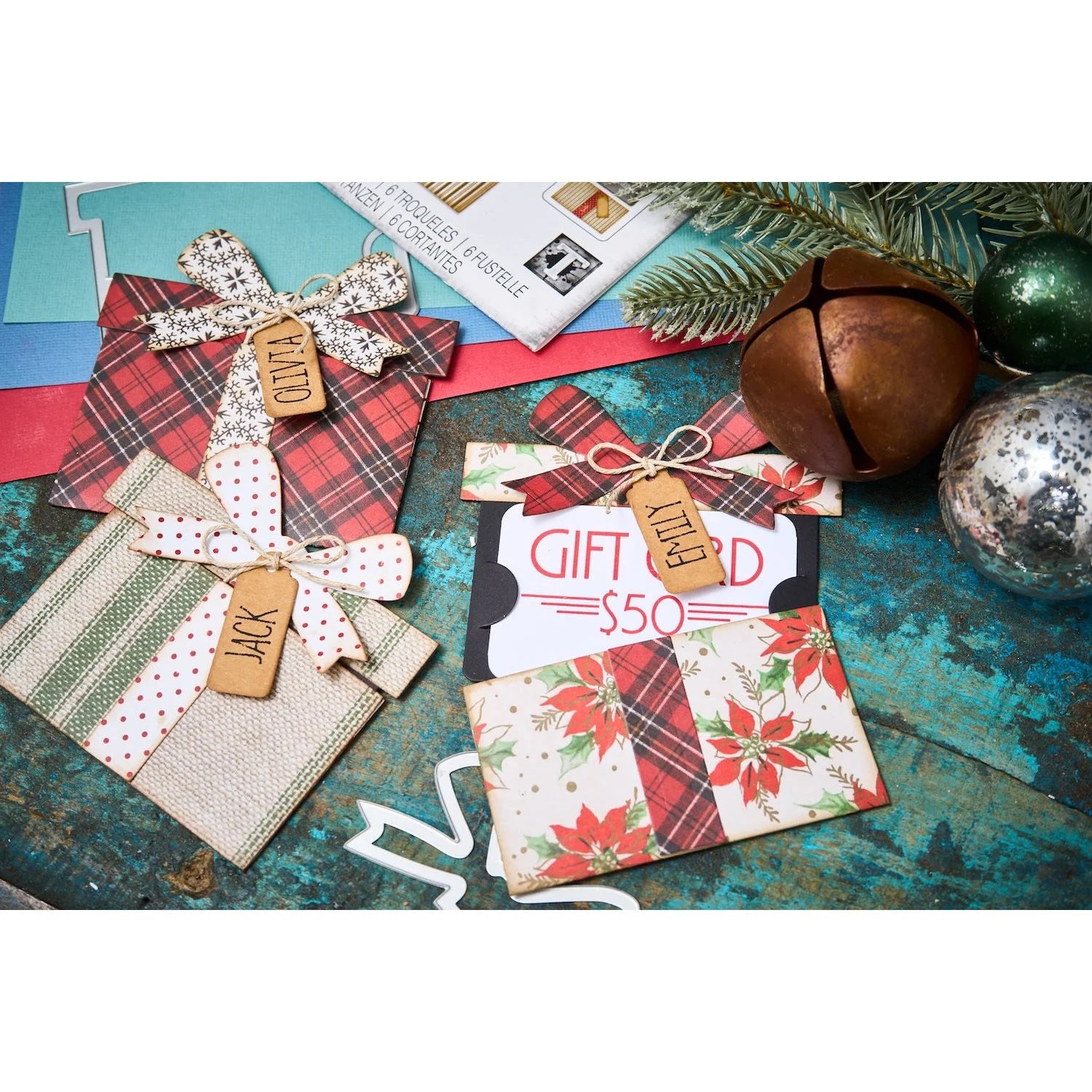 Sizzix - Tim Holtz Alterations - Thinlits - Gift Card Dies - Ventet på lager i oktober