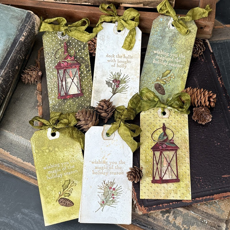 Sizzix - Tim Holtz - Thinlits - Vault Winter Candlelight