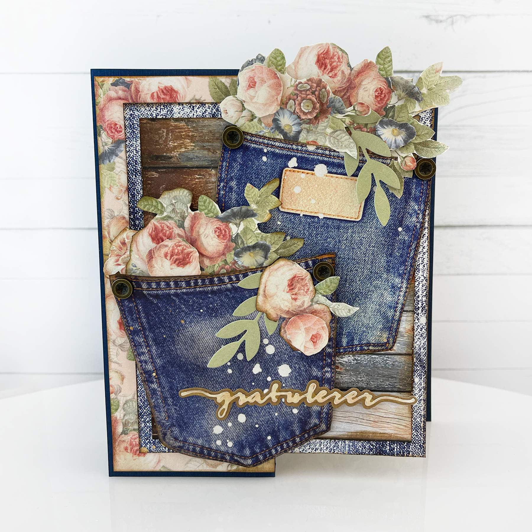 Morsdagsbundle! Garden of Hope + 5stk Bazzill kartong
