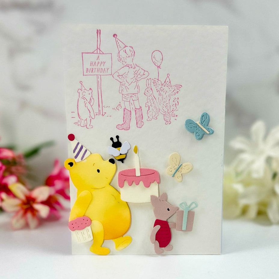 Spellbinders - Dies - Say Cheese Classic Pooh - Birthday Accessories