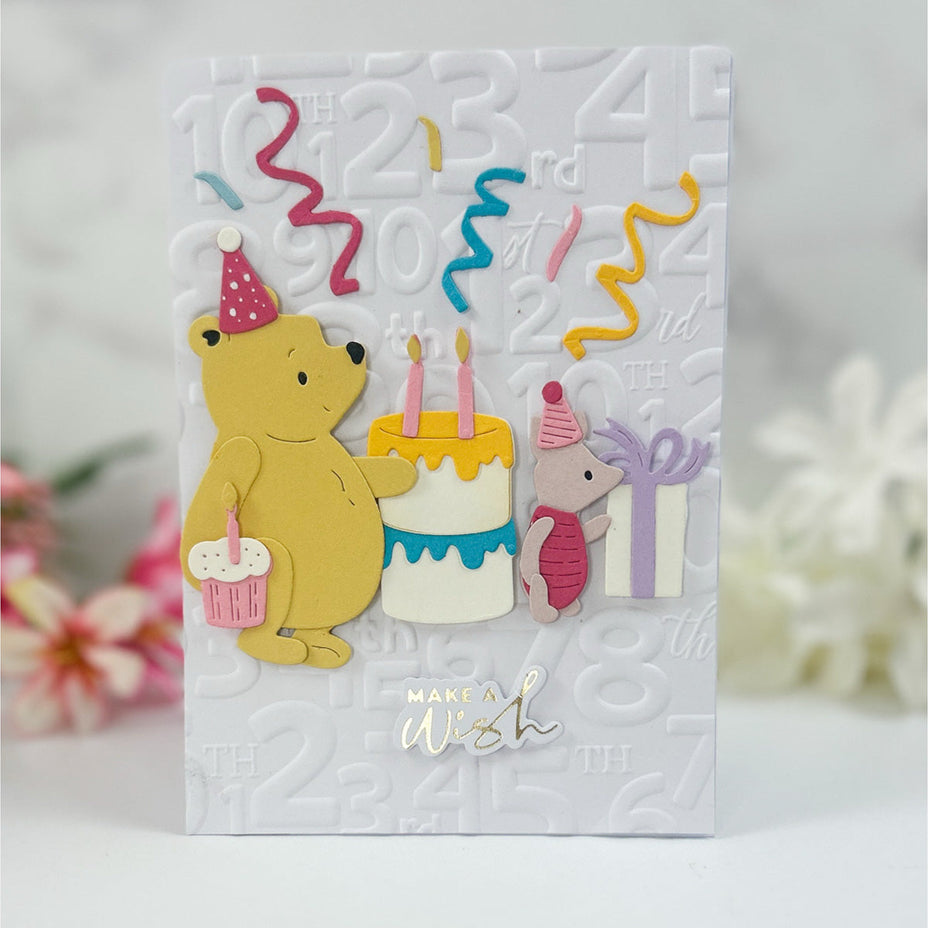 Spellbinders - Dies - Say Cheese Classic Pooh - Birthday Accessories