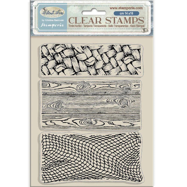Stamperia - Silent Sea - Clear Stamp - Textures